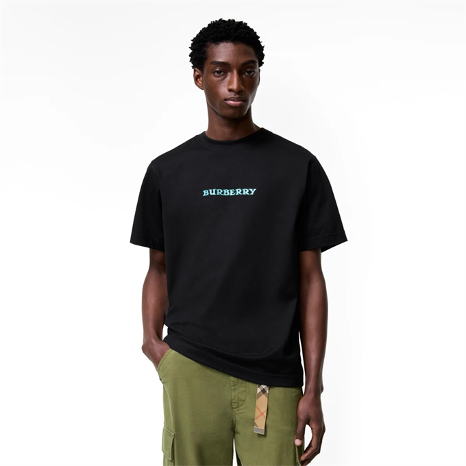 burberry archival logo ekd print cotton t-shirt